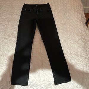 GAP straight black jeans